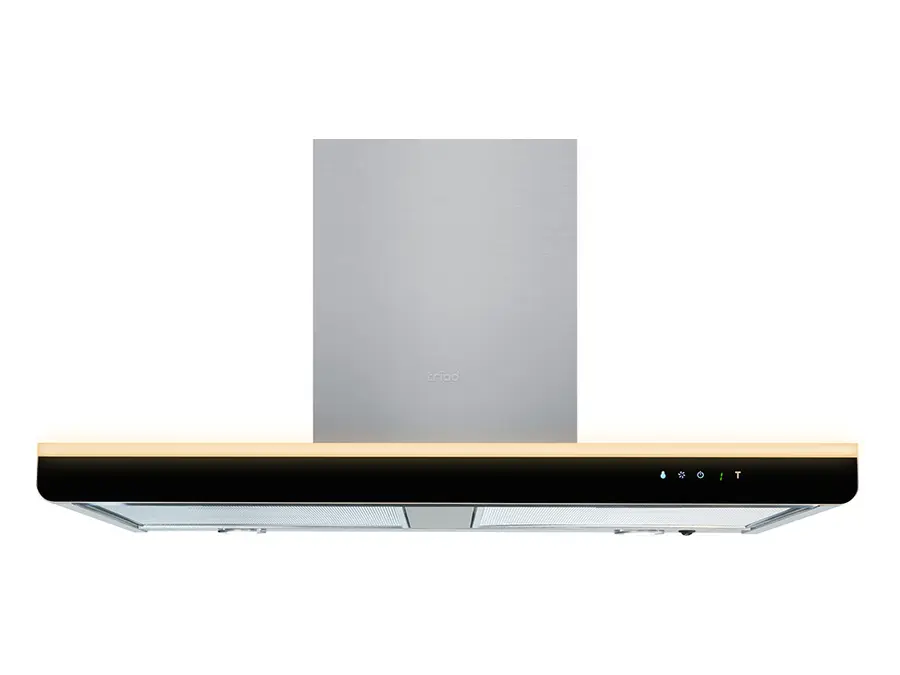 폭 900mm 블랙 글래스 레인지후드 T214-90TS